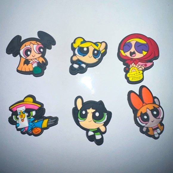 Accessories Power Puff Girl Themed Charm Set For Crocclogs Poshmark